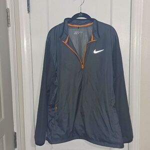 Nike Golf Charcoal Gray Windbreaker Fully Lined SZ L
